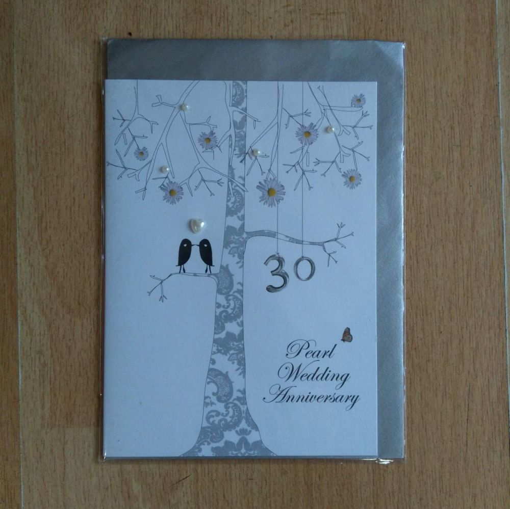 Anniversary Card- 30th Pearl