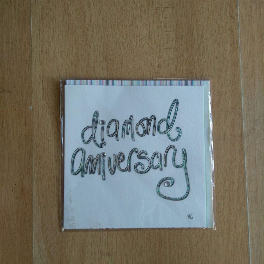 Anniversary Card -60th Diamond