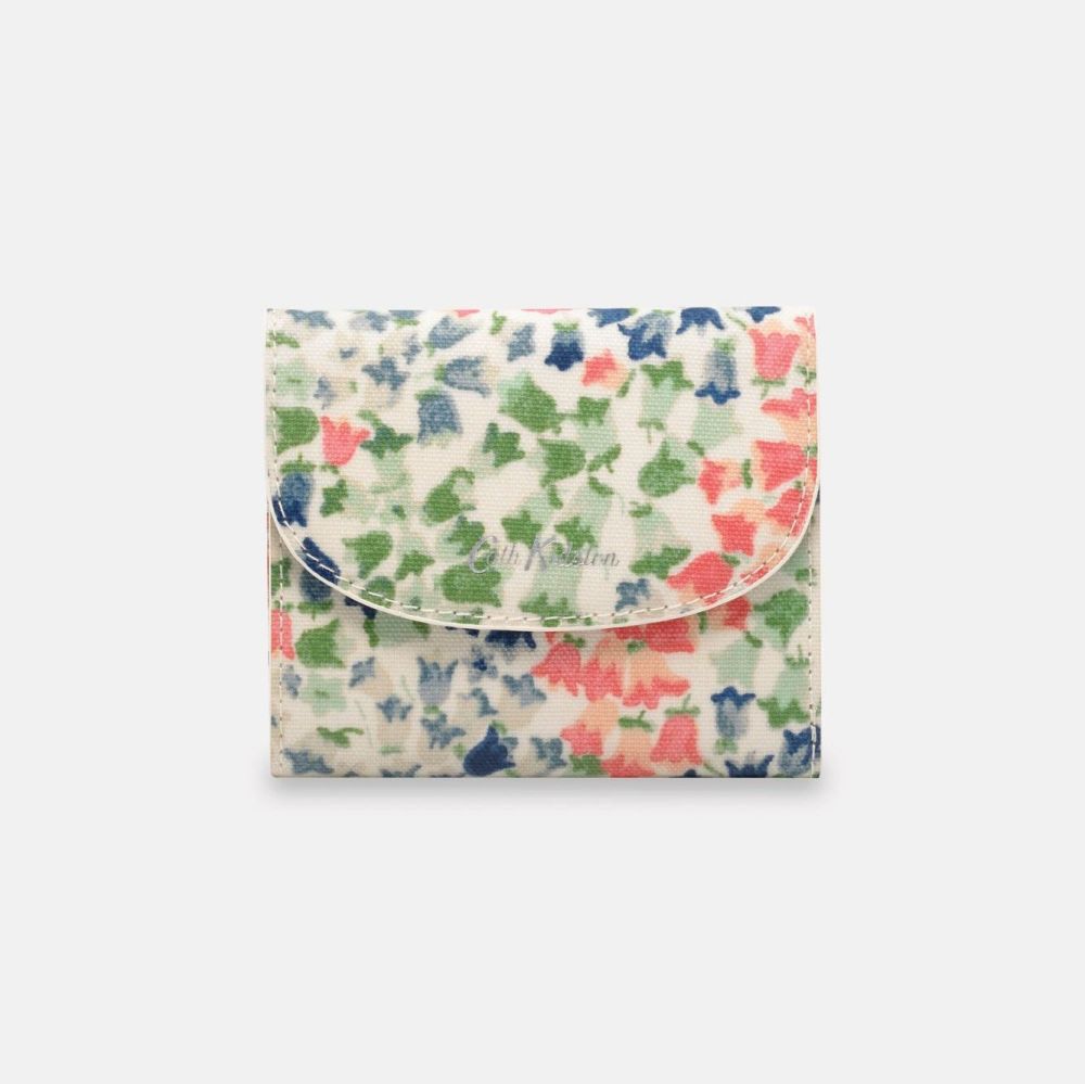 Tiny Painted Bluebell Foldover Wallet