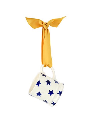 Blue Star tiny cup with ribbon