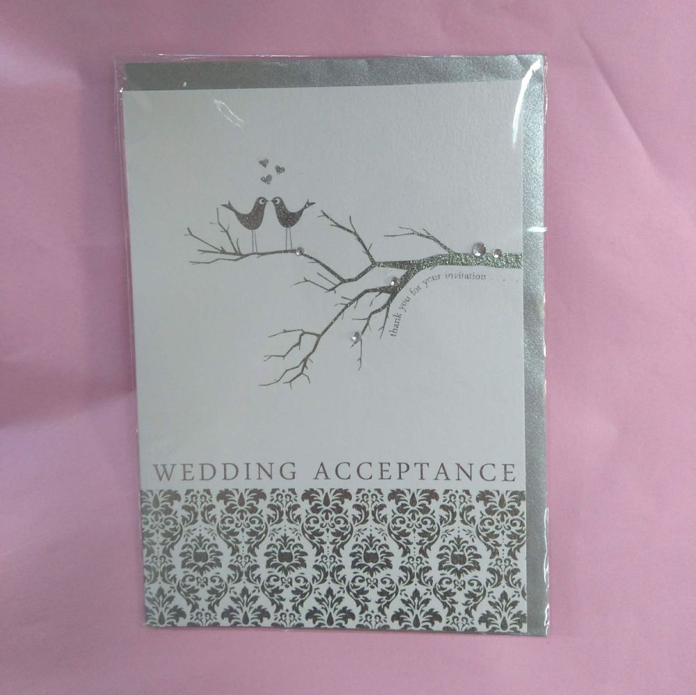 Wedding Acceptance Card