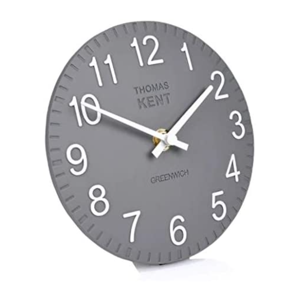 6" Cotswold Mantel Clock- Slate