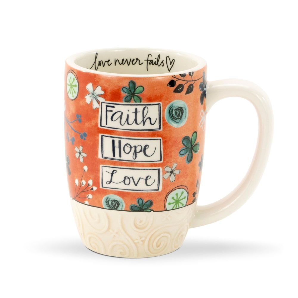 Faith Hope Love Gift Mug