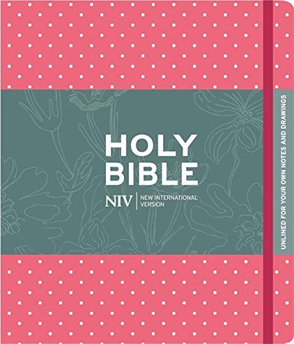 NIV Pink Polka Dot Journalling Bible with Unlined Margins (New Internationa