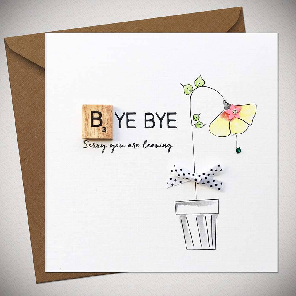 Sorry leaving/Miss you/Bon Voyage/ Good luck Cards
