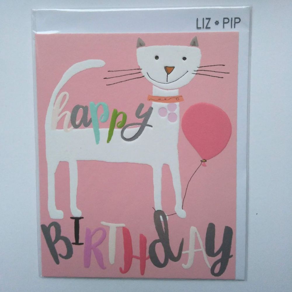 Birthday Card- Cat