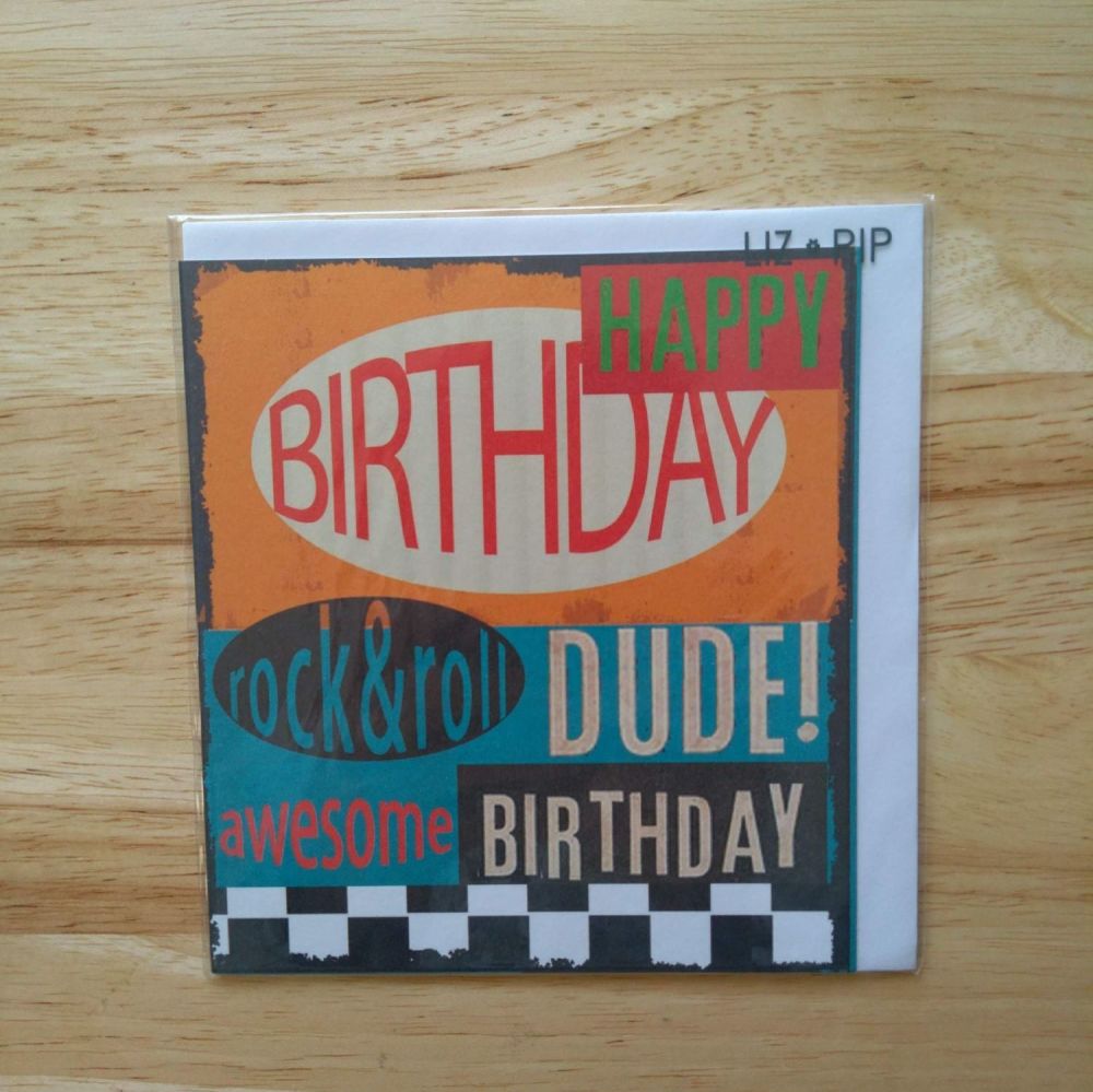 Male Birthday Card**