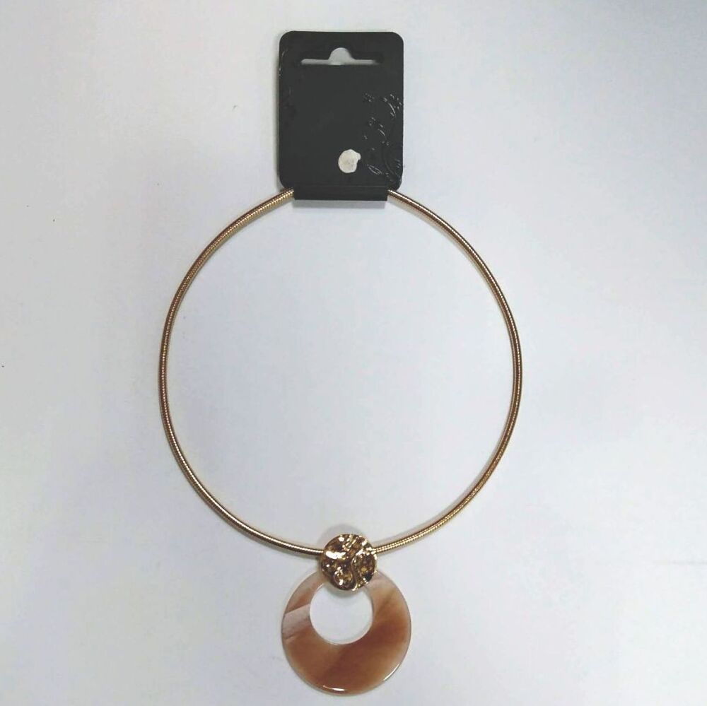 Gold Choker- style Necklace