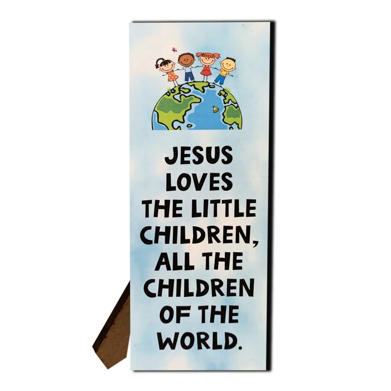 Jesus loves the little Children Plaque