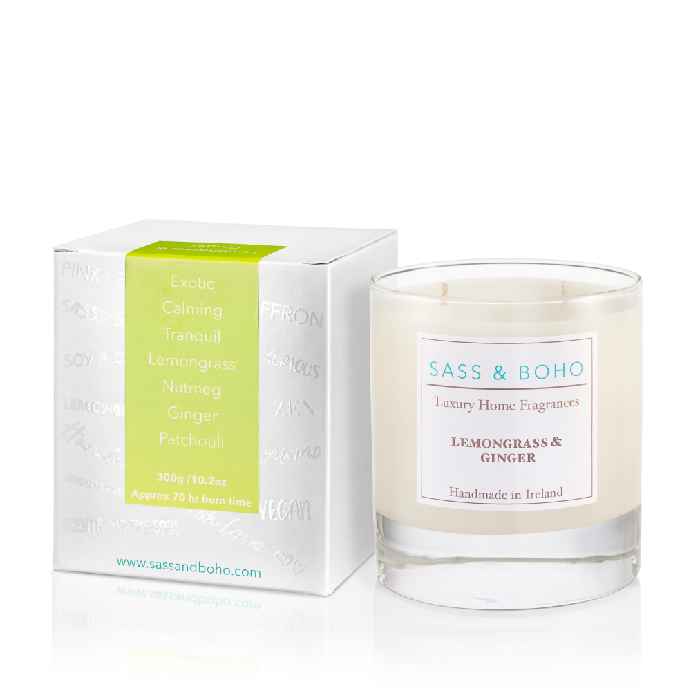 Lemongrass and Ginger Double Wick Candle