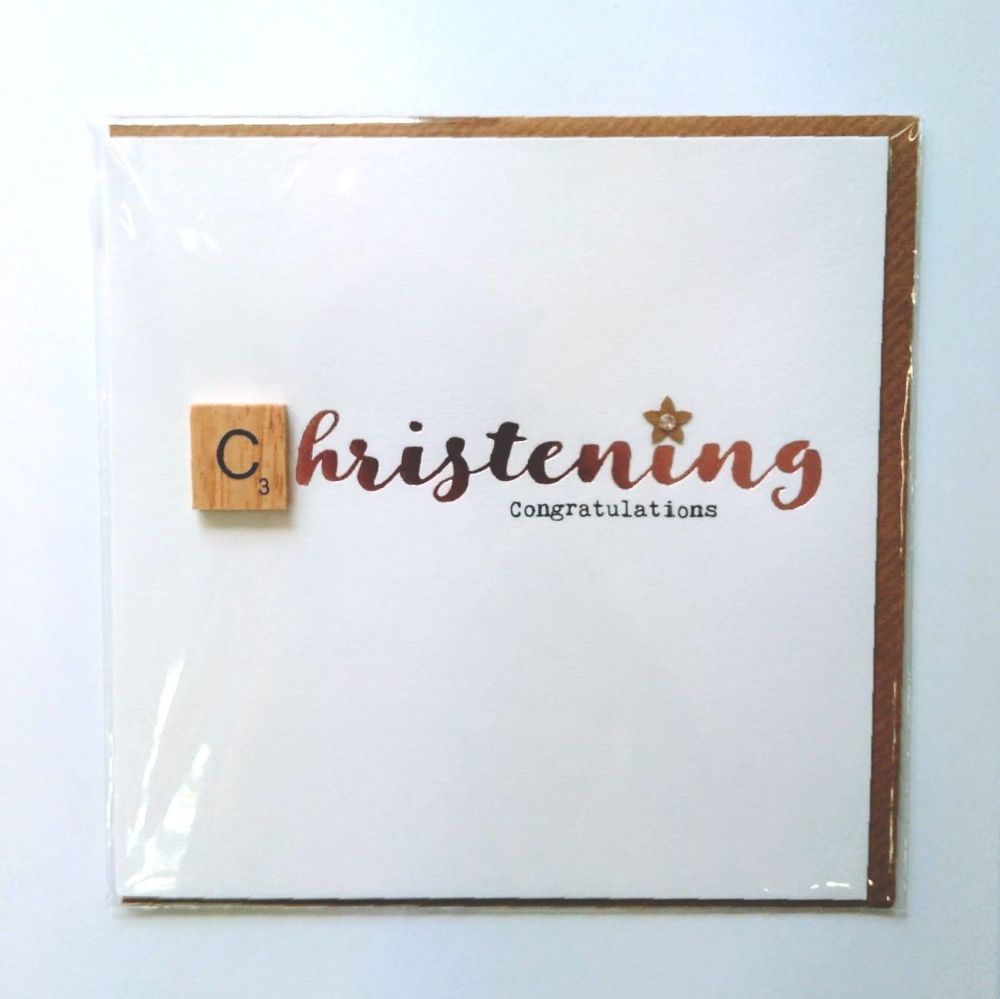 Girl Christening Card