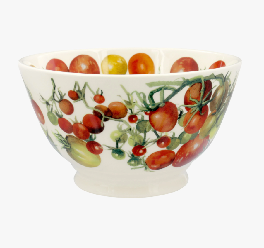 Vegetable Garden Tomatoes Medium Old Bowl