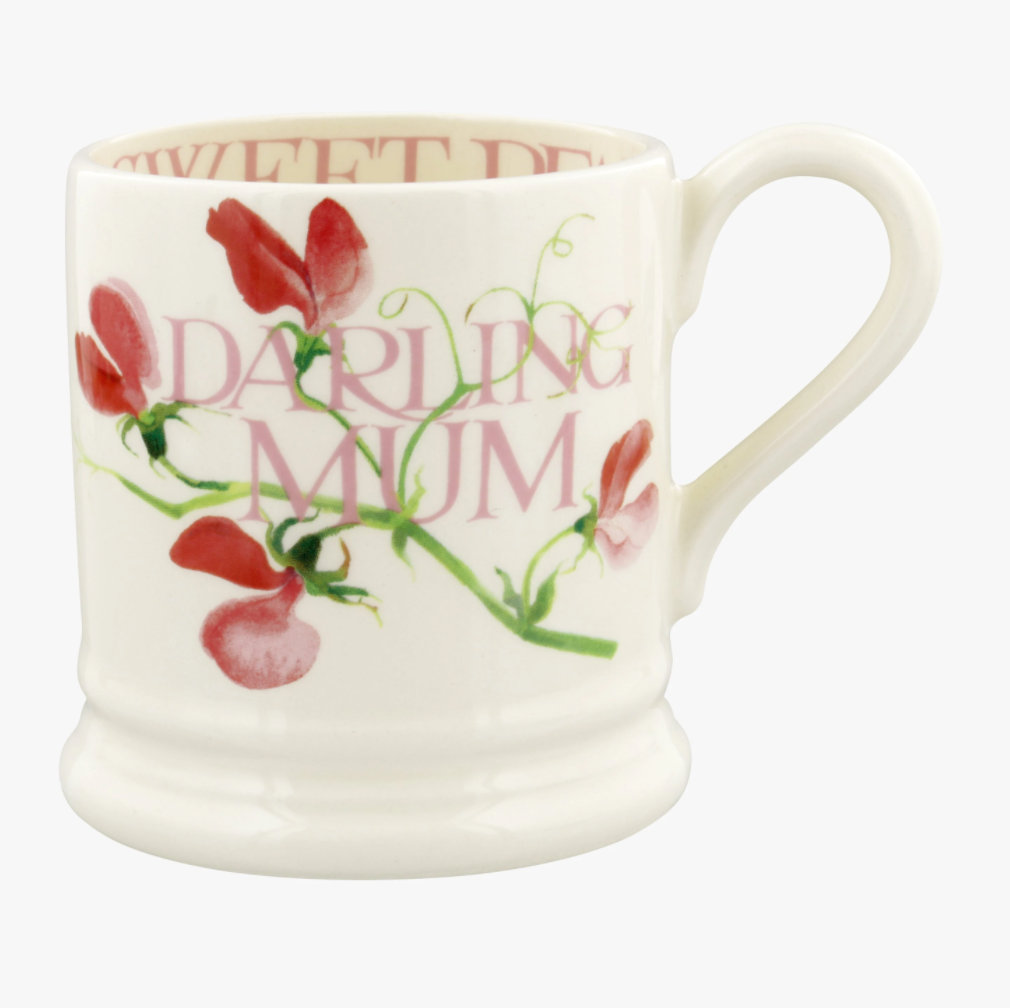 Sweet Pea Darling Mum 1/2 Pint Mug