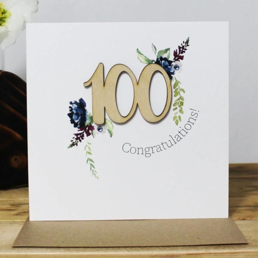 100th Birthday Card