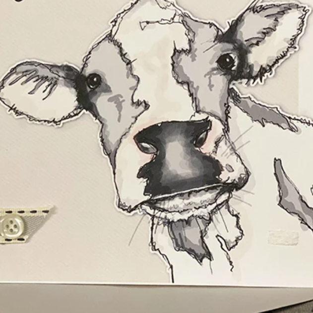 Blank Cow Card - You Choose The Occasion!