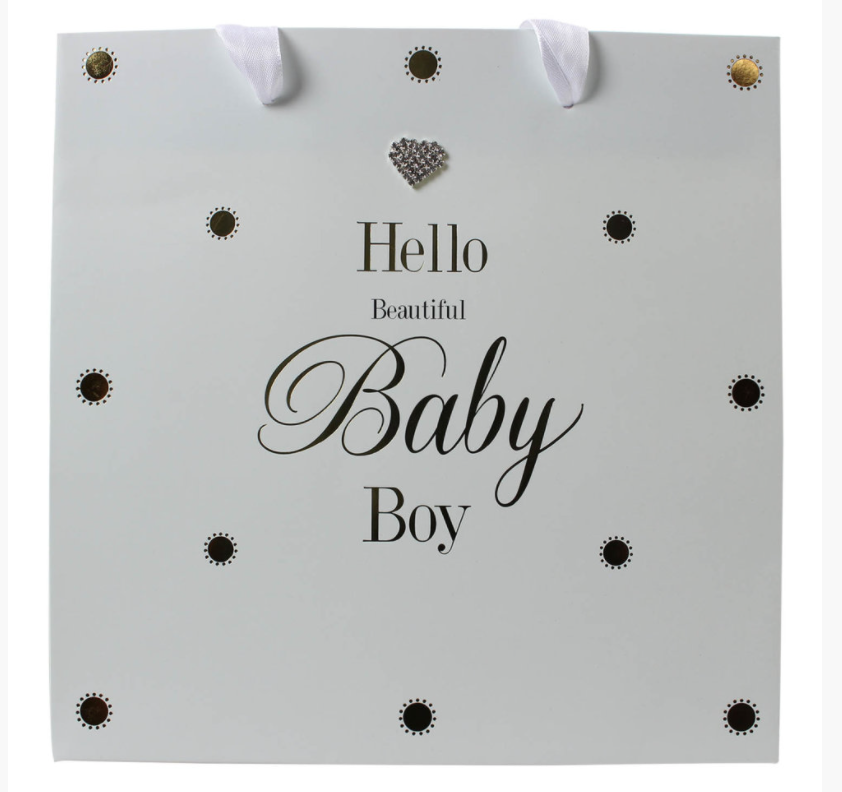 Hello Beautiful Baby Boy- Gift Bag