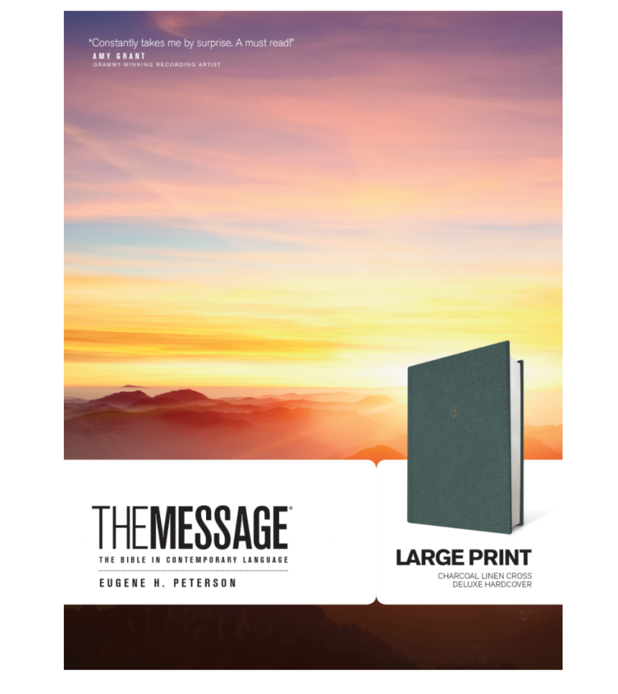 The Message Bible Large Print- Eugene H. Peterson
