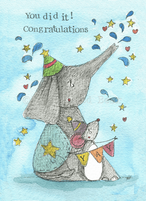 You did it! Congratulations Card