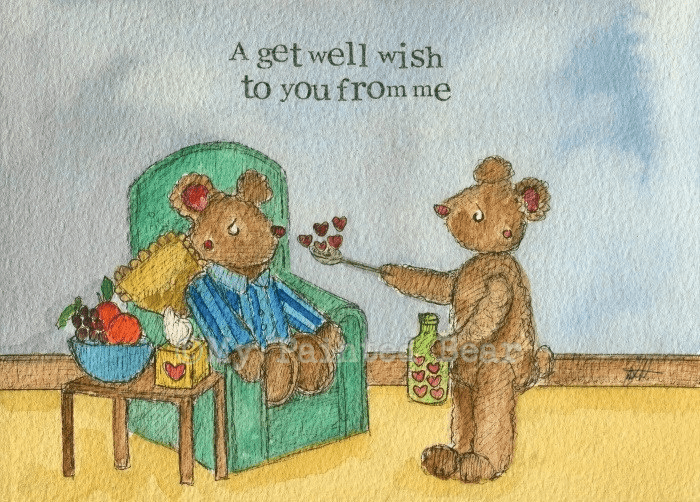 A get well wish Card