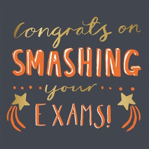 Congratulations on passing your exams Card