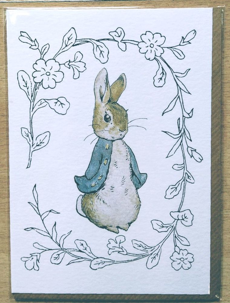Peter Rabbit Card- Beatrix Potter