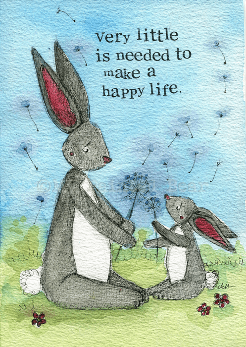 Very little is needed for a happy life- Framed Print