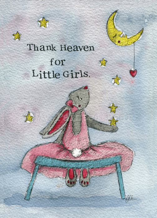Thank Heaven for Little Girls- Framed Print