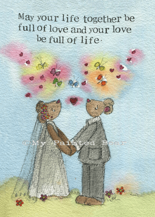 May your life be full of Love- Framed Print