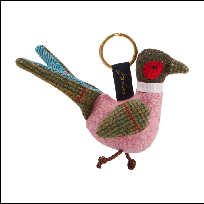 Tweedle Pheasant Keyring- Joules