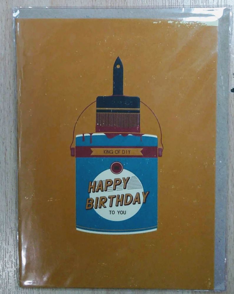 Birthday Card- King of DIY