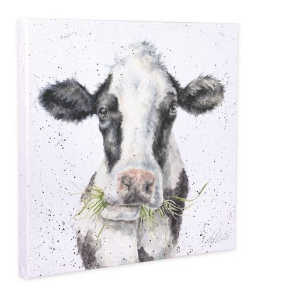 Milk Maid Cow Canvas- 80cm Square