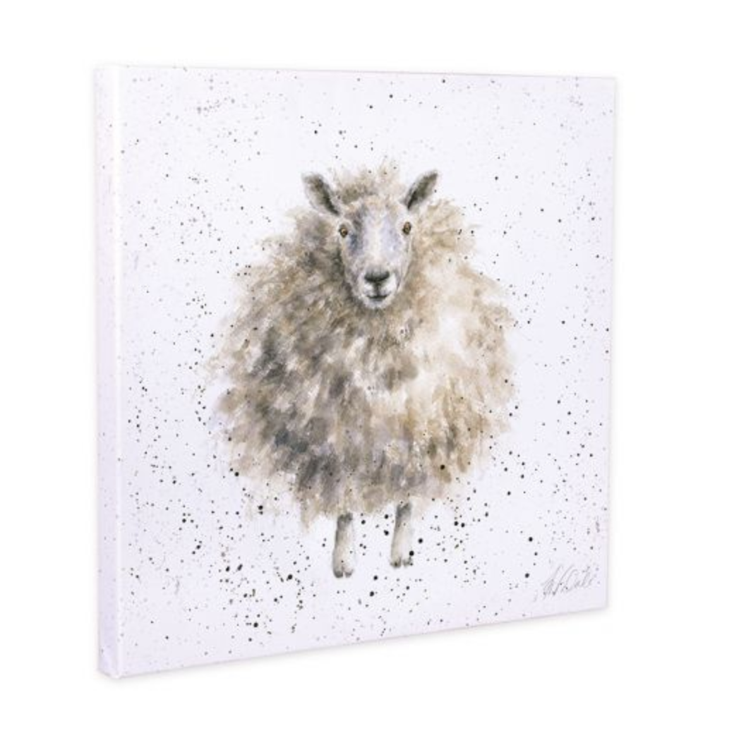 'The Woolly Jumper' Sheep Canvas