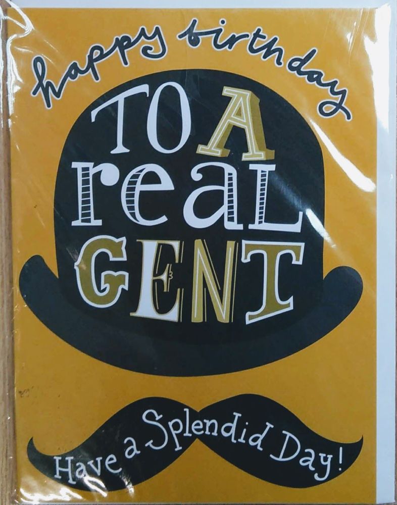 Birthday Card- A Real Gent