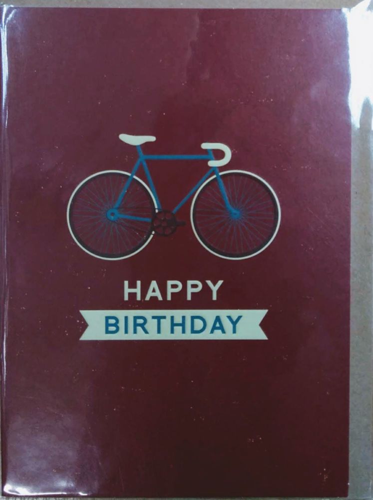 Birthday Card- Bicycle