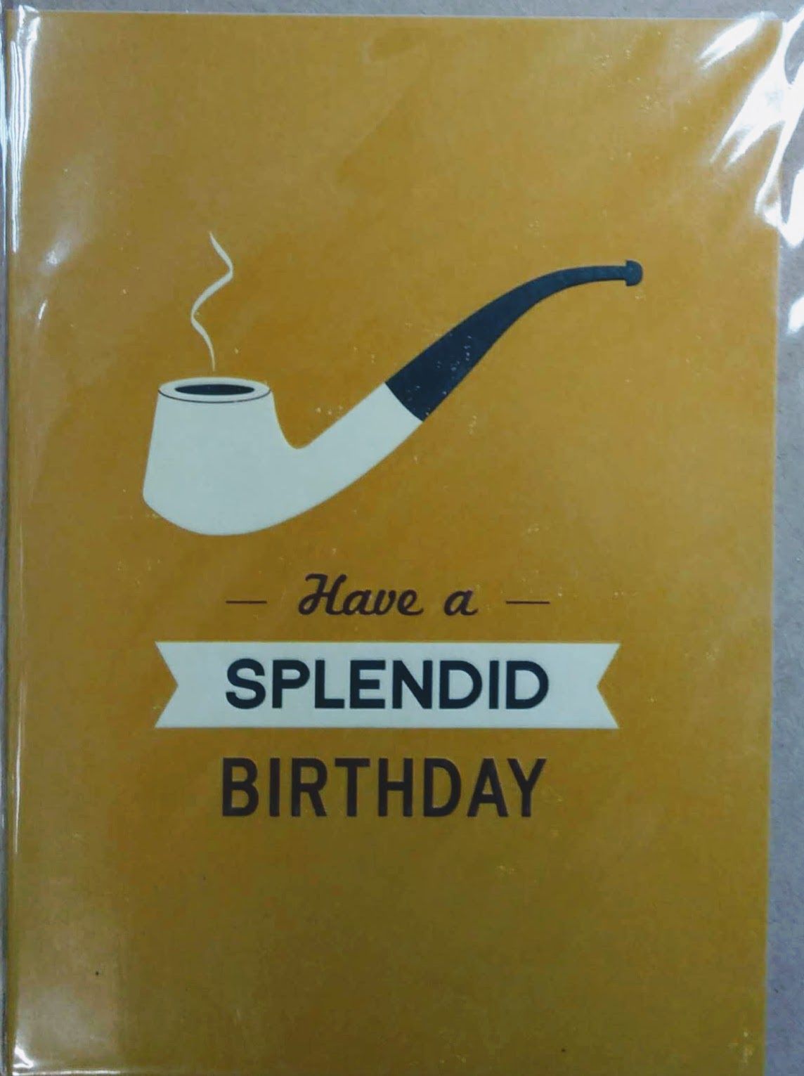 Birthday Card- Pipe