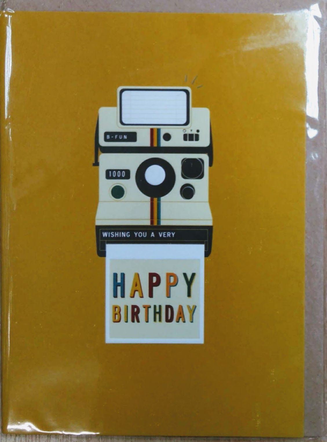 Birthday Card- Camera