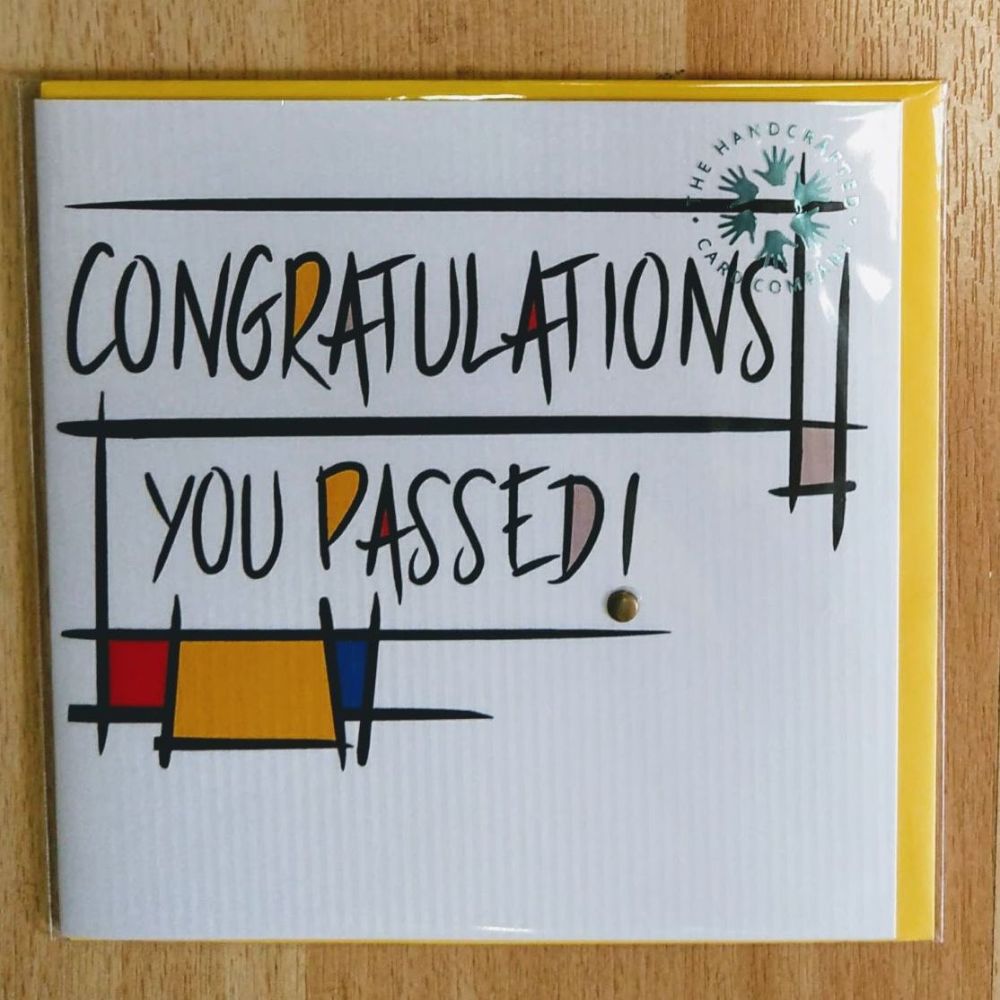 Congratulations Card- You Passed!