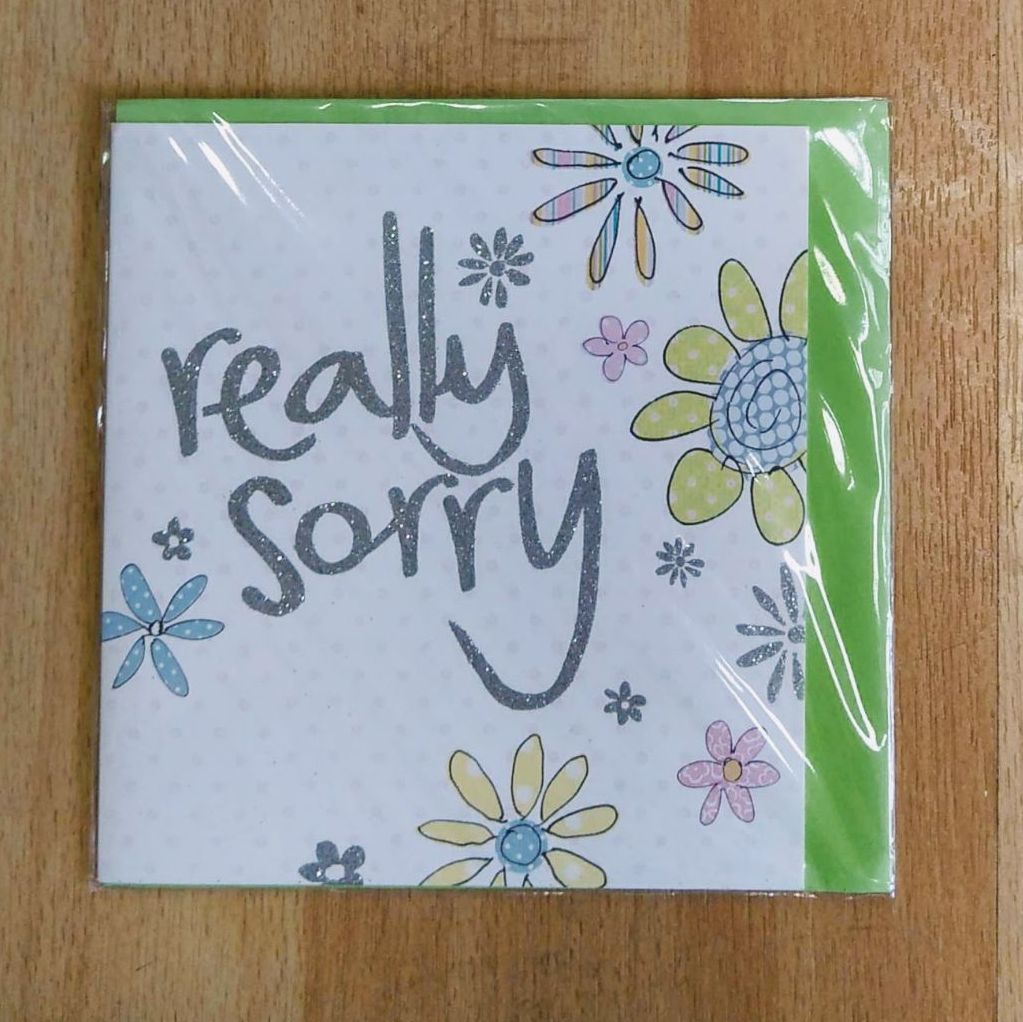 Really Sorry Card
