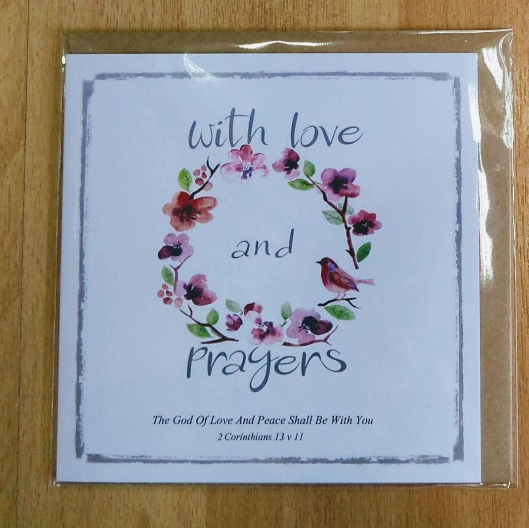 With love and prayers Card