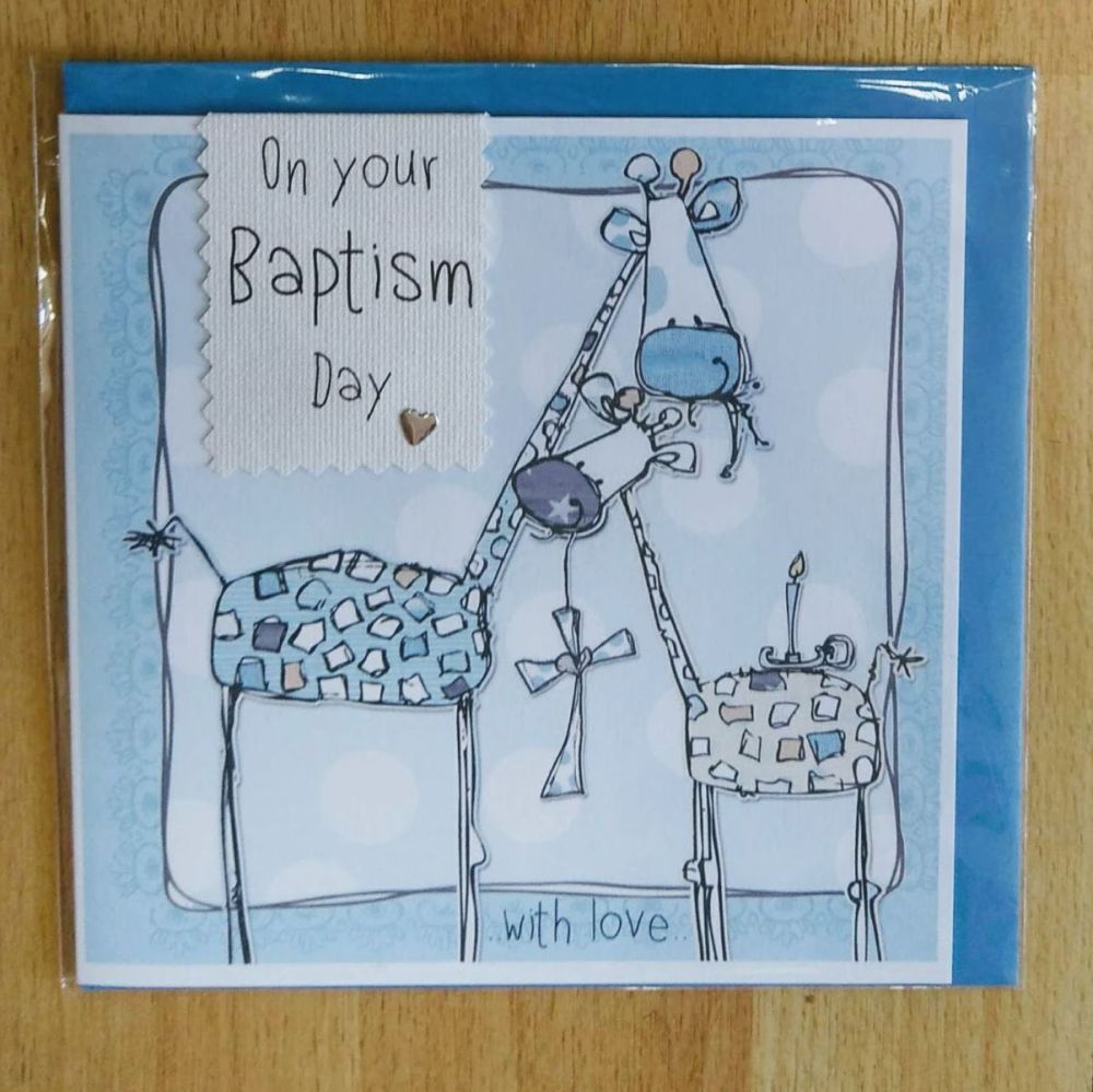 Baptism Card- Boy