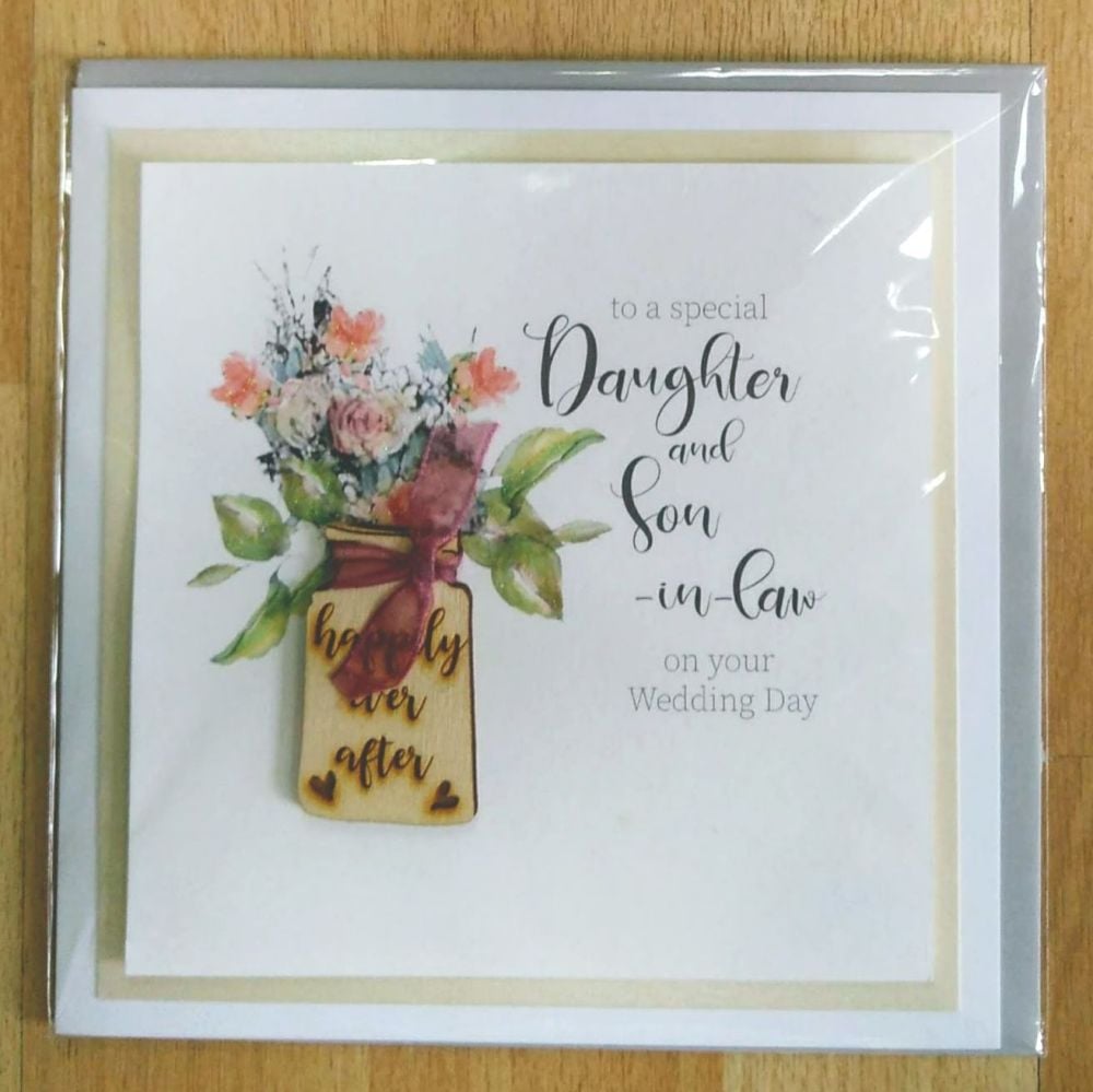 Daughter and Son-in-law Wedding Card (large)
