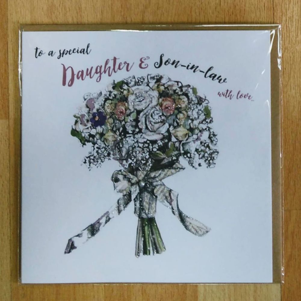 Daughter and Son-in-law Wedding Card (large)