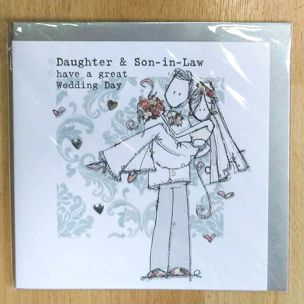 Daughter and Son-in-law Wedding Card