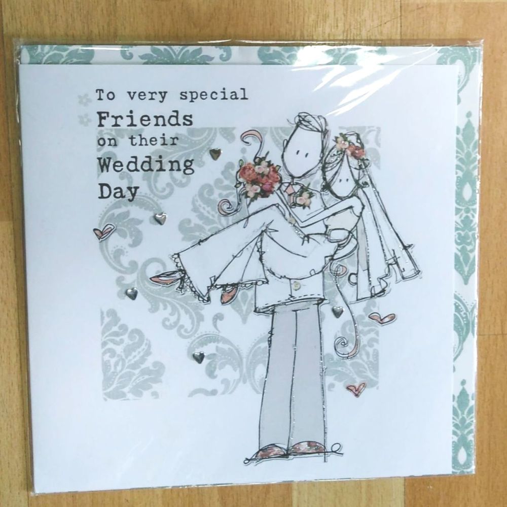 Special Friends Wedding Card (extra large)