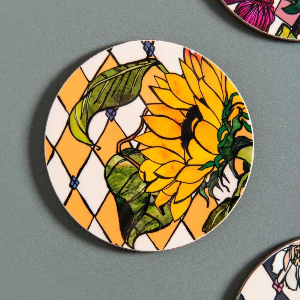 Coaster- Sunflowers