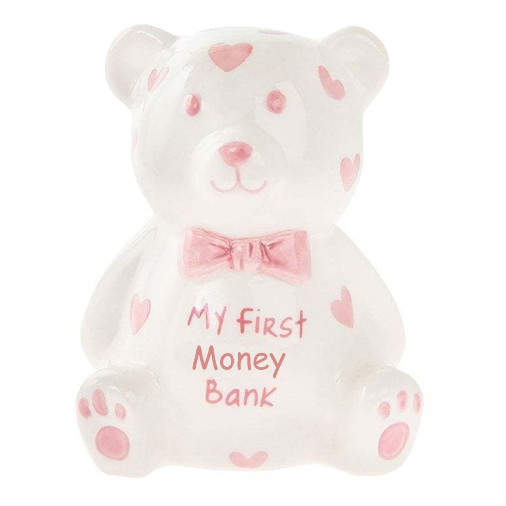 My First Teddy Bank- Pink Girl
