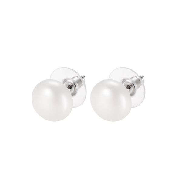 Pearl-Like Stud Earrings