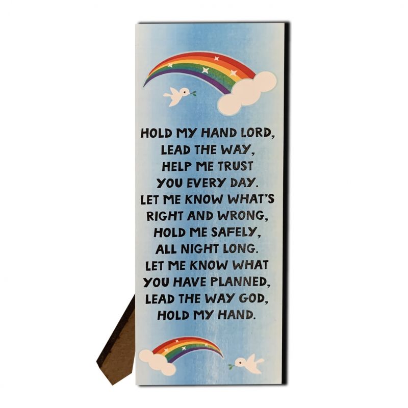 Hinged Plaque- Hold my Hand