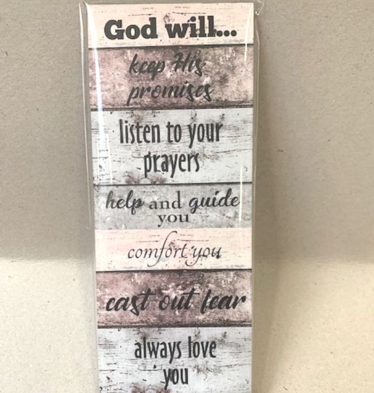 Hinged Plaque- God Will