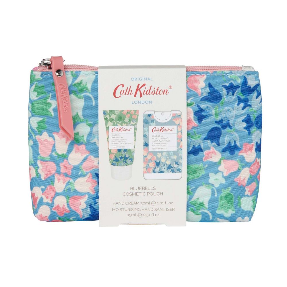 Bluebells Cosmetic Pouch (with hand cream and sanitiser)